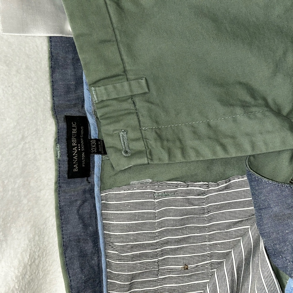 Banana Republic Green Chinos